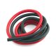 SILIKONKABEL SCHWARZ+ROT 10AWG