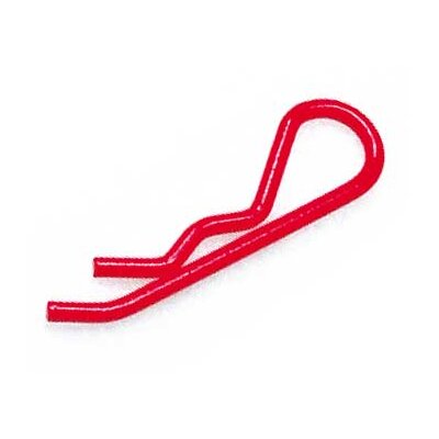 Karosserieclips Leuchtend Orangerot 1/8 (6 Stk.)