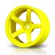 Yellow 5 spokes wheel (+8) (4)