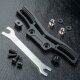 RMX 2.0 Alum. front damper stay (black)