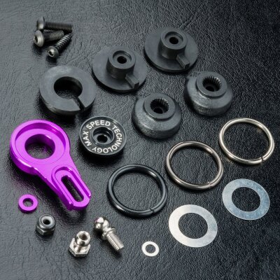 Servo Saver 8-fach verstellbar Alu purple