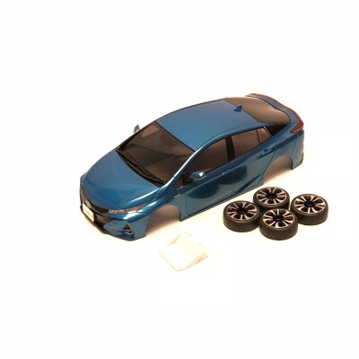 KAROSSERIE Mini-Z TOYOTA PRIUS PHV WHITE PEARL + FELGEN 4WD