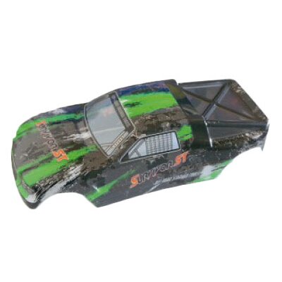12685 Karosserie Truggy green EVO 4T