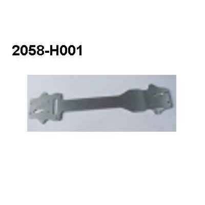 2058-H001 Alu Brutal Pro Chassis Schutzplatte