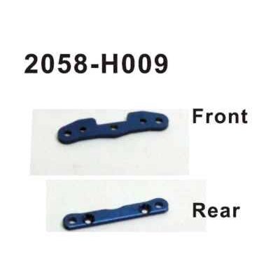 2058-H009 Alu - Brutal Pro Querlenkerhalter vorne außen/h