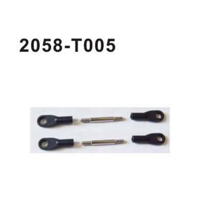 2058-T005 Brutal Pro Querlenker oben hinten 2 Stück