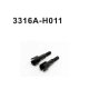 3316A-H011 Radachse v/h 2 Stück
