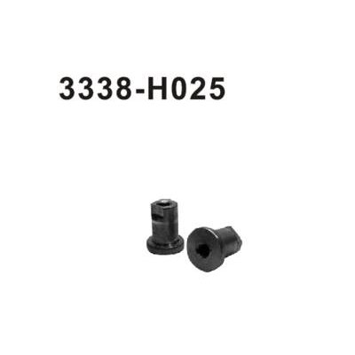 3338-H025 Buchse Ackermann Platte 2 Stück