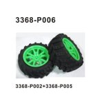 3368-P006 Komplettrad - gelb vorne/hinten 2 Stück -...