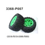 3368-P007 Komplettrad fein vorne /hinten 2 Stück