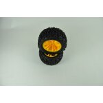 3368-P008 Komplettrad fein vorne /hinten 2 Stück gelb