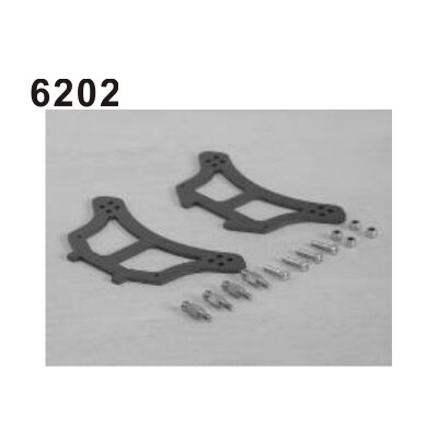 6202 Alu Dämpferbrücke vorne und hinten