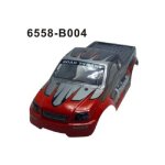 6558-B004 Monstertruck Karosserie Rot