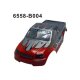 6558-B004 Monstertruck Karosserie Rot