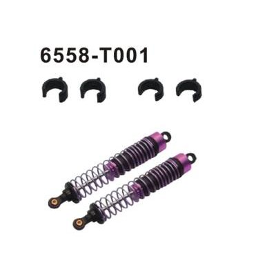 6558-T001 Alu Stoßdämpfer vorne/hinte
