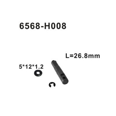 6568-H008 Welle Differential hinten