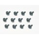 Screws 2.6*8mm (12P) EVO 4T / 4M