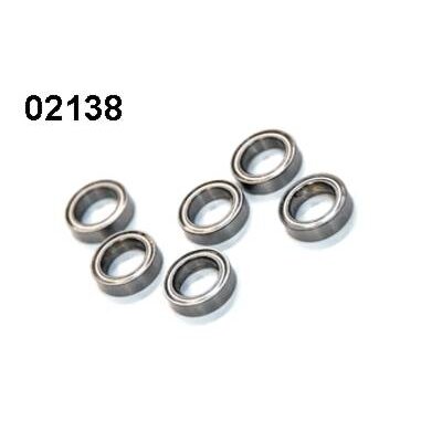 02138 Kugellager 15x10mm 6 Stück