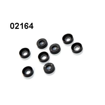 02164 Kugelkopf Kappe 8 Stück