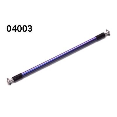 04003 mittlere Antriebswelle Aluminium