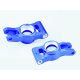 050007 Achsschenkel hinten Aluminium blau 2 Stück