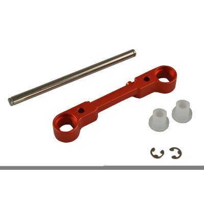 054007 Querlenkerhalter hinten Aluminium orange