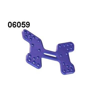 06059 Dämpferbrücke hinten Aluminium