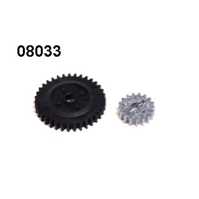 08033 Getriebe Zahnräder 35- und 17 Zähne