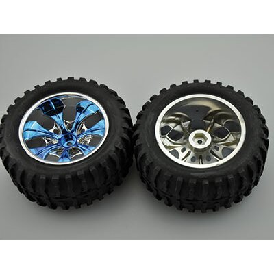 10110PRO-W2 Komplettrad mit Chrom-Felgen, 2 Stück