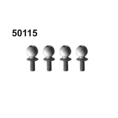 50115 Kugelkopfschrauben 10mm 4 Stück
