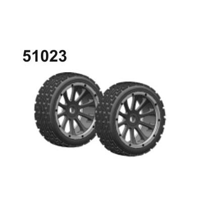 51023 Vorderrad komplett 2 Stück