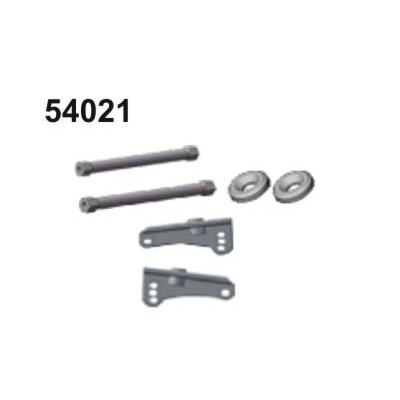 54021 Heckflügel Halterung mit orange Verbindungsstangen