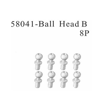 58041 Kugelkopfschraube B 8 Stück
