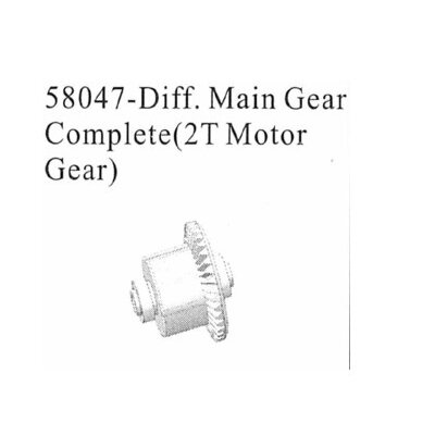 58047 Differential komplett