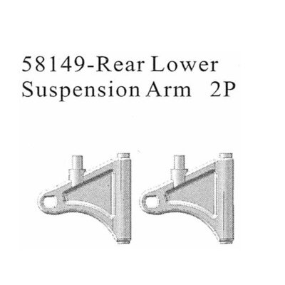 58149 Querlenker hinten unten 2 Stück