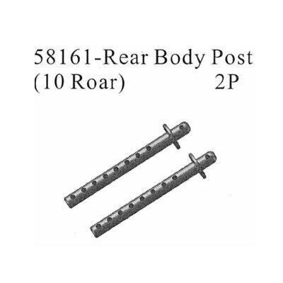 58161 Karosseriehalter hinten 2 Stück
