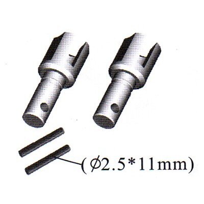 60052 Mitnehmer Mittel-Diff. 2 Stück