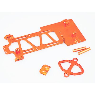 680013 Akkuhalter Aluminium mit Abdeckung