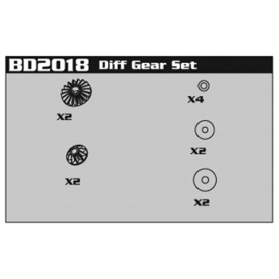 Diff Gear Set Am8E