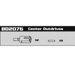 BD2076 Center Outdrives