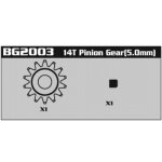 BG2003 14T Pinion (Ritzel) Gear (Ritzel)