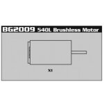 BG2009 540L Brushless Motor