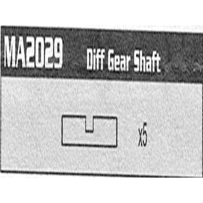 MA2029 Diff Gear Shaft Raptor