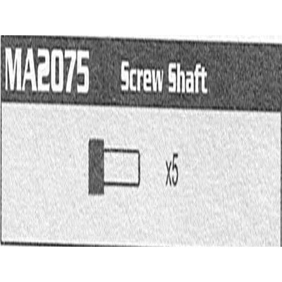 MA2075 Screw Shaft Raptor