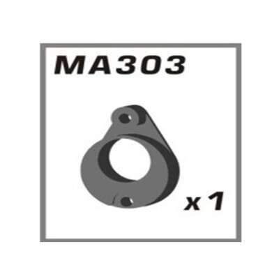 MA303 Motorhalter B Aluminium AM10SC