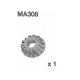 MA308 Kegelritzel 15 Zähne AM10SC