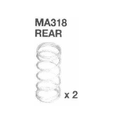 MA318 Dämpferfeder hinten weiß AM10SC