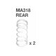 MA318 Dämpferfeder hinten weiß AM10SC