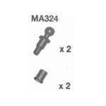 MA340 Ersatzteil Amewi AM10SC Pin Cap Pin Kappen für Querlenker 4 St