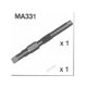 MA331 Welle hinten AM10SC